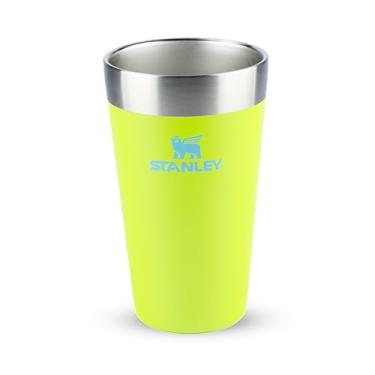 Imagem de Stanley - Copo de cerveja isolado, copo empilhável Stay Chill de 473 ml, para bebidas quentes ou frias, Bright Lime