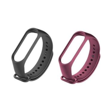 Imagem de Pulseiras de Silicone para Xiaomi Mi Band 7, 6, 5, 4 e 3 - Acessórios 