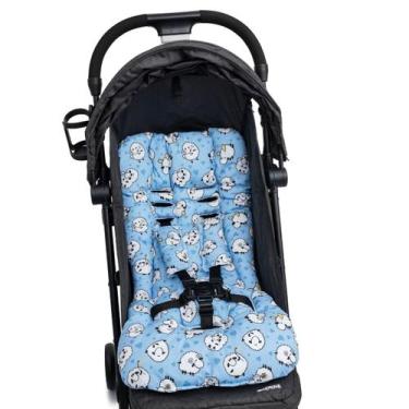 Imagem de Almofada Para Carrinho de Bebê Universal - Ovelha Azul - CLICK TUDO