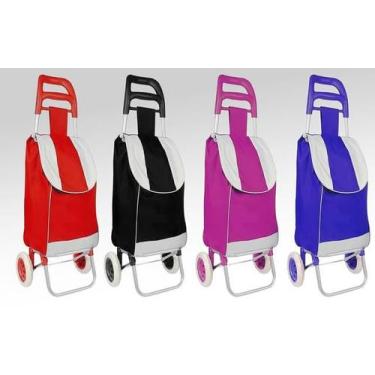 Imagem de Carrinho de Compras Feiras Saco Textil 123 Útil 