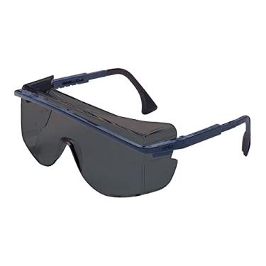 Imagem de UVEX by Honeywell 763-S2510 Astrospec Series 3001 OTG Safety Eyewear, Blue Frame, Clear Lens, Ultra-dura Anti-scratch Coating (Pack of 10)