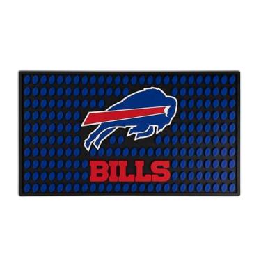 Imagem de The Memory Company Tapete de bar oficialmente licenciado pela NFL - borracha antiderrapante resistente, para bancada e bar doméstico, grande 48 cm x 28 cm