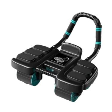 Imagem de Vaveren Máquina de Exercício de Musculação com Retorno Automático de Rolo Abdominal de 4 Rodas