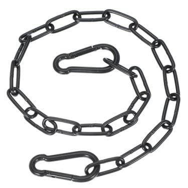 Imagem de PATIKIL Corrente de fitness de 1/8 x 20, corrente de cadeira de balanço para varanda, extensão de fitness, kit de ferragens para rede de transporte, trava de corrente para saco de pancadas, cerca ao