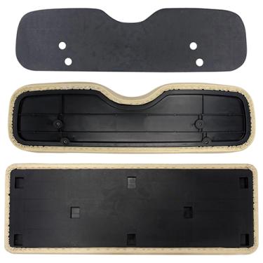 Imagem de Red Hawk Conjunto de almofadas SEAT-021B – Buff compatível com/substituição para carrinhos de golfe DS Club Car