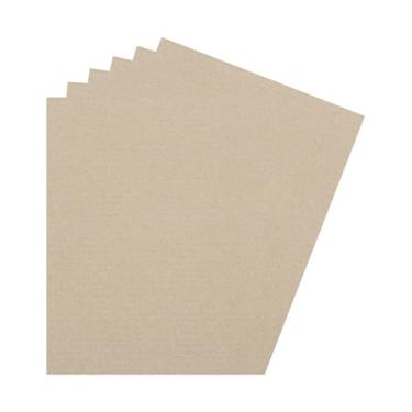 Imagem de Rebower Folhas de papelão ondulado, inserções de papelão ondulado [para projetos de artesanato e bricolage] - 11 x 9 cm/marrom/50 peças