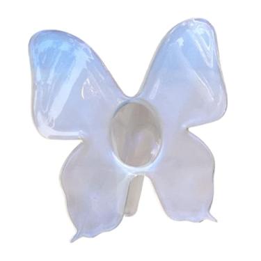 Imagem de WeiLaiKeQi Vaso Acrílico Borboleta para Arranjo Floral Mãe, Azul