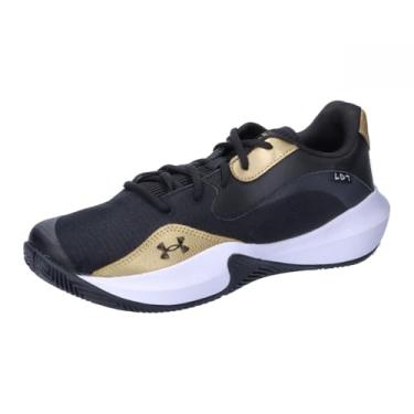 Imagem de Under Armour Tênis unissex adulto Lockdown 7 Low, (001) Preto/Ouro Metálico/Preto, 40 BR