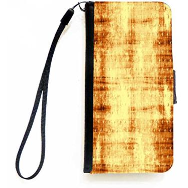 Imagem de Rikki Knight Capa carteira flip Grunge Golden Stars com aba magnética para Apple iPhone 5c