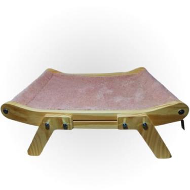 Imagem de Luma Confort, Janeleira Prateleira Janela 2x1 Cama Descanso Para Gatos COR:ROSA