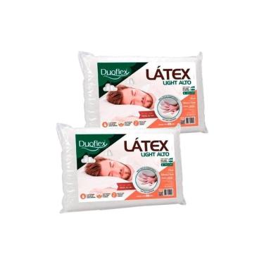 Imagem de Travesseiro T. Látex Light Lp1101 C/ Capa Dry Fresh Kit C/ 2 Un (50x70) - Duo