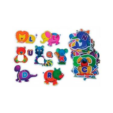 Imagem de Brinquedos Educativos - Jogo Alfabeto Divertido 52 Peças - Sonho de Cr