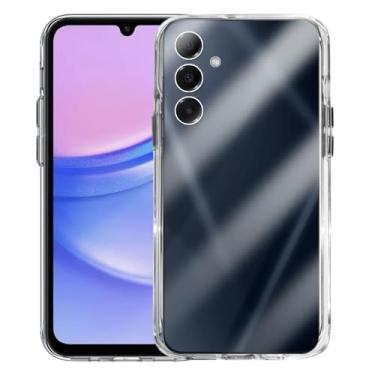 Imagem de Capa Capinha SPACE CASE Clear Ultra Resistência Híbrida Compatível Samsung Galaxy A15