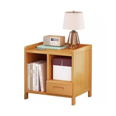 Imagem de LICONG-2020 Cabeceira de cabeceira lateral minimalista pequeno rack de armazenamento quarto mesa de cabeceira armário de canto (cor: A)