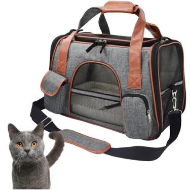 Imagem de Bolsa De Transporte Pet Avião Para Cães E Gatos Luxo rf03 - Joseph Mar