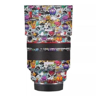 Imagem de Película protetora premium para lentes de câmera 85 1.2 Película protetora de vinil para Canon RF 85 mm F1.2 L USM (Graffiti White)