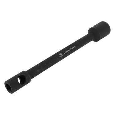 Imagem de INFINAUTO Chave de soquete 400 x 50 mm para reparo de bicicleta suja de carro e motocicleta removedor de soquete cromado preto hexagonal durável 19 mm, 36 mm
