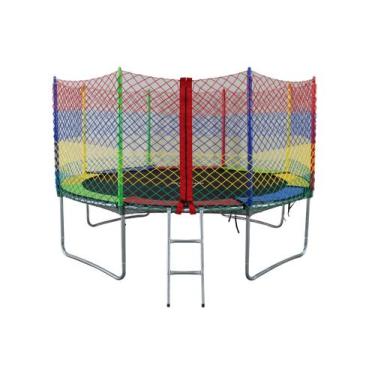 Imagem de Cama Elástica Infantil Pula Pula Trampolim 3,05 M Playground - Orbitoy