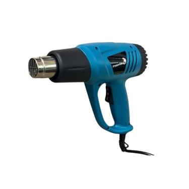 Imagem de Soprador Térmico Profissional, 2000W, 2 Temperaturas 350°C/600°C, 220V, Azul