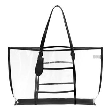 Imagem de Brook + Bay Bolsa transparente para praia - Parent, Preto