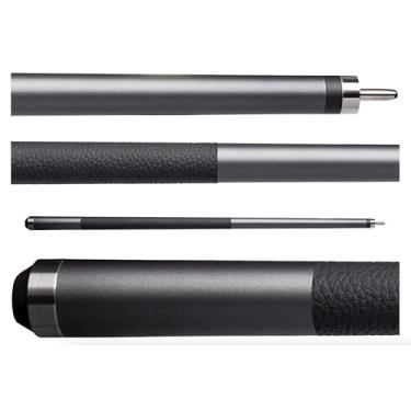 Imagem de Bull Carbon Bastão de sinuca de bilhar série LD10-15 com eixo de baixa deflexão de liberação rápida Uniloc de fibra de carbono de 76.2 cm 11,75 mm