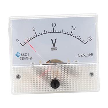 Imagem de menolana Medidor de Voltímetro de Painel Analógico 85C1 Medidor de Voltímetro CC Medidor de Voltagem, DC 0-20V