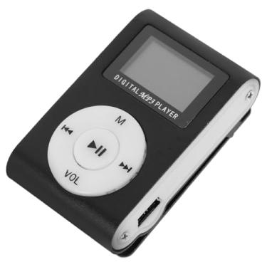 Imagem de Gadpiparty Reprodutor de música MP3 Player digital MP3 Player Mp3 USB Player Tela MP3 Player Digital Mini Mp3 Preto