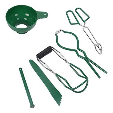 Imagem de Kit de enlatamento de GRCFUMO 6 PCs, Kit Starter de enlatamento de enlatamento doméstico essencial com pinças de jarte