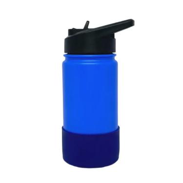 Imagem de Garrafa Térmica Infantil 414 ml Squeeze Aço Inox Azul viktwa