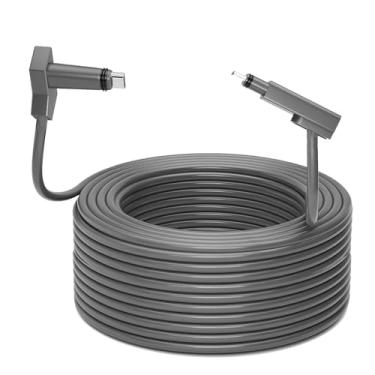 Imagem de Extensão de Cabo de Satélite Starlink, Conexão Com Transmissão de Dados de 1200 Mbps para Antena Parabólica e Roteador, à Prova D'água, Comprimento de 45 M