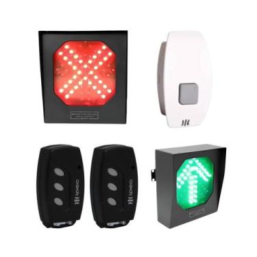 Imagem de Semáforo led controle tx déco suporte articular e botoeira - IPEC