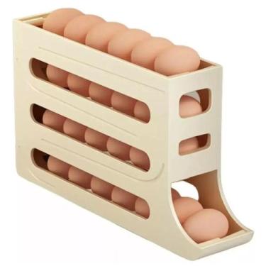 Imagem de Organizador Porta Ovos Dispenser Automático 4 Andares - Kadê