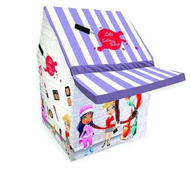 Imagem de Barraca Infantil Com Toldo Salão De Beleza Azul - Fabrincando