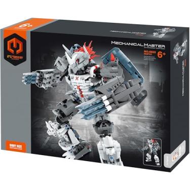 Imagem de iM.Master STEM Academy: Mechanical Master - Mecha Blue/Grey - 965pcs - Bricks Robot Model Figure, Building Blocks Activity Set, Adjustable Joints