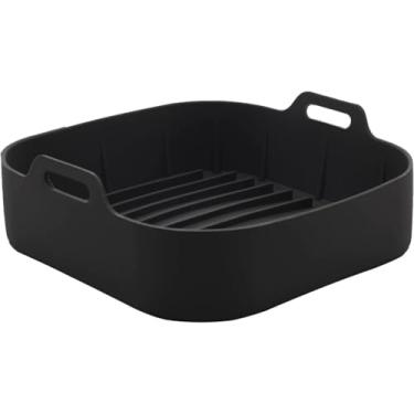 Imagem de Kit 2 Formas - Assadeiras em Silicone para Air Fryer, Microondas, Geladeira de 20cm x 5cm, Cores Sortidas, Resistente até 260°C.