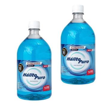 Imagem de Antisséptico Bucal 1 Litro Refil 2 Unidades - Hálito Puro