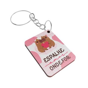 Imagem de Kit 25 Chaveiros Mdf Dia dos Namorados Encontro de Casais - Deliquadro