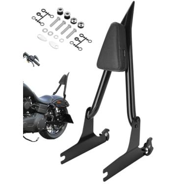 Imagem de Encosto de motocicleta compatível com Harley Davidson Dyna Street Bob FXDB Low Rider FXDL FXDLS 2006-2017 Super Glide FXD 06-14 Wide Glide FXDWG 06-08 FXDSE 07-08