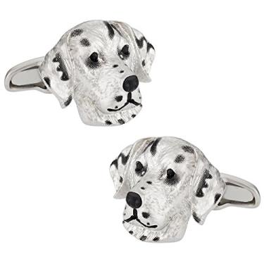 Imagem de Abotoaduras Safari Cuff-Daddy Dalmation com caixa de apresentação