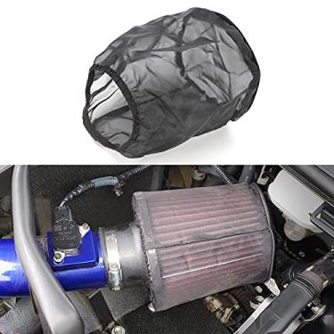 Imagem de TOMALL Capa protetora para filtro de ar para carro capa protetora de filtro de admissão de ar à prova de poeira à prova d'água acessórios universais (pequeno)