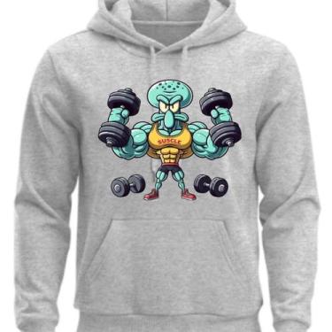 Imagem de Moleton Com Capuz Flanelado Personalizado Lulamolusco Musculoso - Hs, 