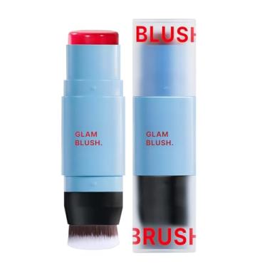 Imagem de Blush Em Bastão Para Mulheres | Sombra e Batom Multiuso - Cor Instantânea Hidratante, Portátil e de Longa Duração para Uso Diário no Escritório e Maquiagem