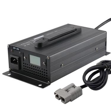 Imagem de Lzyjckh Carregador de Bateria para Empilhadeira Carregadores de Bateria 12V/24V/36V/48V/60V/72V com Conexão Anderson 50A/120A/175A/350A,24v 30a black,175A