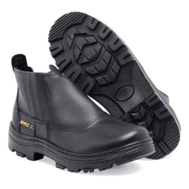 Imagem de Botina De Segurança EPI de Trabalho NR6 Com Biqueira PVC De Couro Legí