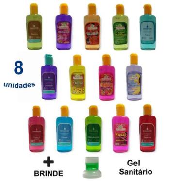 Imagem de Kit 8 Cheirinho Concentrado Desinfetante Limpeza Essência Casa Ambient
