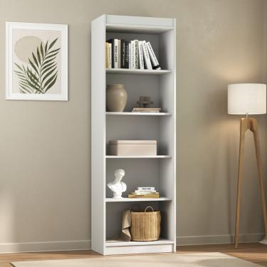 Imagem de Estante Para Livros Saparinga Branco Fosco Atualle