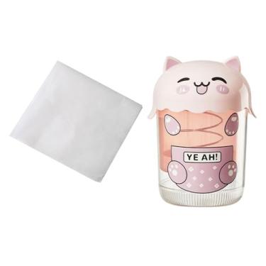 Imagem de ＫＬＫＣＭＳ Coador de iogurte grego com tampa, filtro de iogurte, tigela grande em formato de gato com jarra de malha, separador de soro para uso doméstico e, Rosa