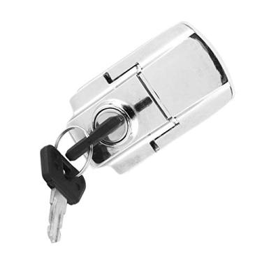 Imagem de Trava de Tronco de Motocicleta, Trava Traseira Motocicleta Anti -roubo Hasp Ferramenta Travamento do Armário Grampos