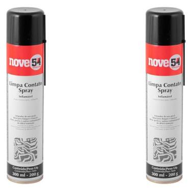 Imagem de Kit 02 limpa contato spray infl.300ml/200g  954 vonder