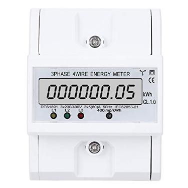 Imagem de Medidor de Energia LCD Display Digital DTS1891 Dispositivo de Medição Elétrica para Casa Inteligente para Monitoramento de Consumo de Energia